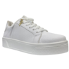 Tenis blancos con distintivo de la marca en color dorado. Los tenis mas cómodos y versátiles para combinar en tu día a día con todos tus outfits.