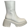 Botas de plataforma color beige