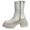 Botas de plataforma color beige